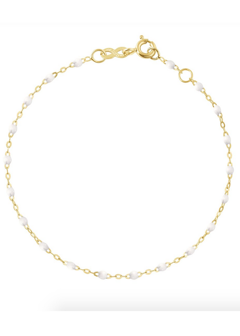gigiCLOZEAU Jewelry - classic gigi bracelet white | 18k gold