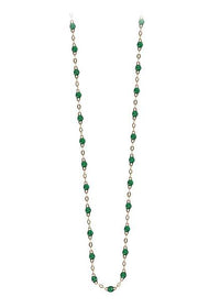 gigiCLOZEAU Jewlery - classic gigi necklace Emerald |18k gold
