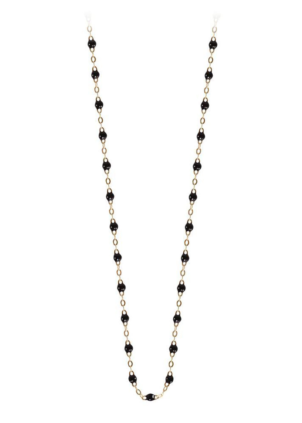 gigiCLOZEAU -classic gigi necklace black |18k gold| 17.7