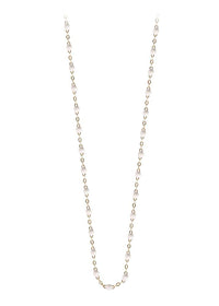 gigiCLOZEAU Jewlery - classic gigi necklace White |18k yellow gold